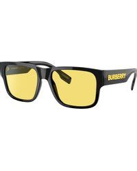 men's burberry yellow sunglasses|Burberry sunglasses nordstrom.